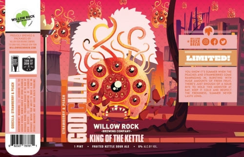 Godcilla: Strawberry, Peach & Passionfruit