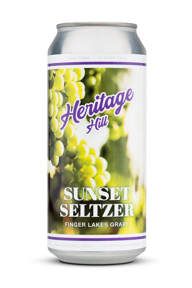Sunset Seltzer: Finger Lakes Grapes